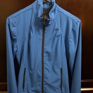 (SOLD) Barco royal blue scrub jacket, small